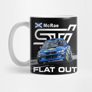 WRC Impreza STi Flat Out Four Boxer Mug